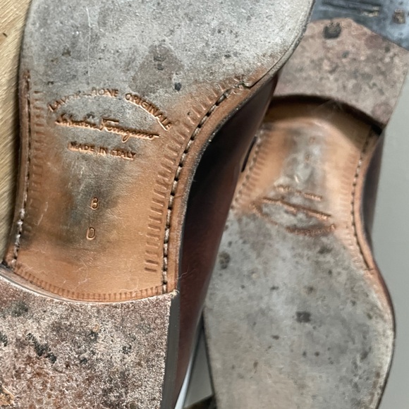 Ferragamo Men’s Slip-On Loafers - Dark Brown, Size 8D - Picture 12 of 12